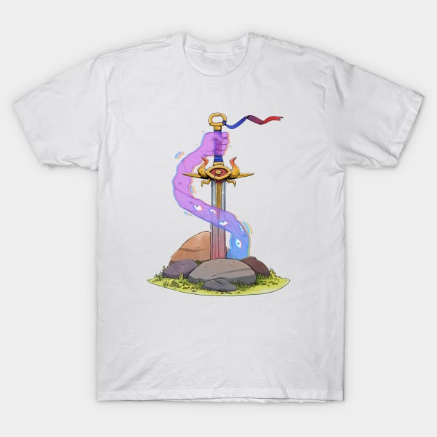 Cursed Sword T-Shirt by mrmattzan